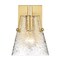 Z-Lite Analia Wall Sconce, 1-Light, 6.5 In.W x 7.5 In.L x 9.25 In.H, Modern Gold/Clear Ribbed 1101-1S-MGLD - alternate 1